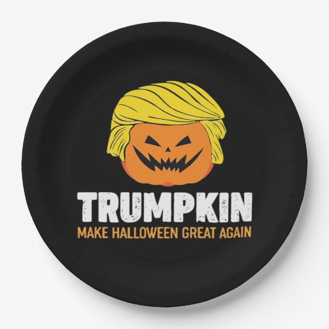 Trimpkin Make Halloween Great Again Classic Paper Plate (Front)