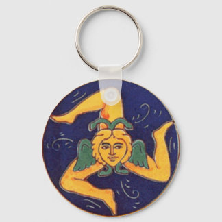 Trinacria Keychain