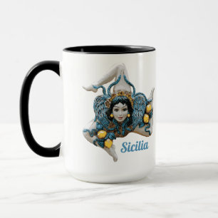 Trinacria of Sicily Three Legged symbol Sicilia Mug
