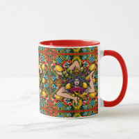 Trinacria Sicilia Sicilian Pattern