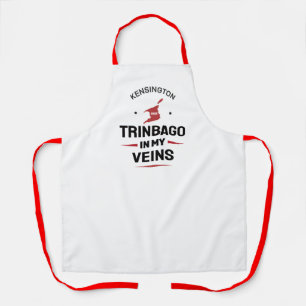 Trinbago in My Veins Trini Pride WHITE Apron