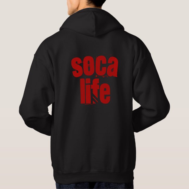 Trini Area Code Hoodie 868 (Back)