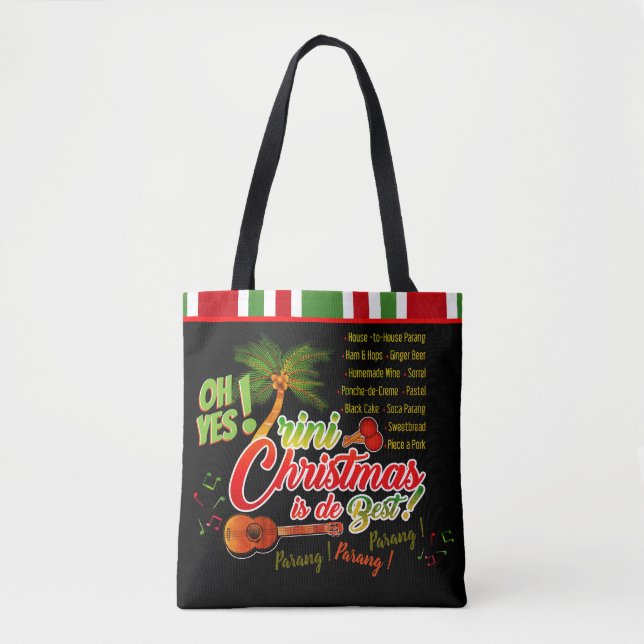 Trini Christmas is de Best Tote Bag (Front)