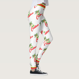 Trini Christmas on WHITE Leggings