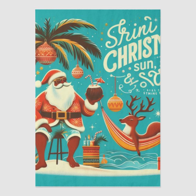 Trini Christmas Tissue Paper (Front)