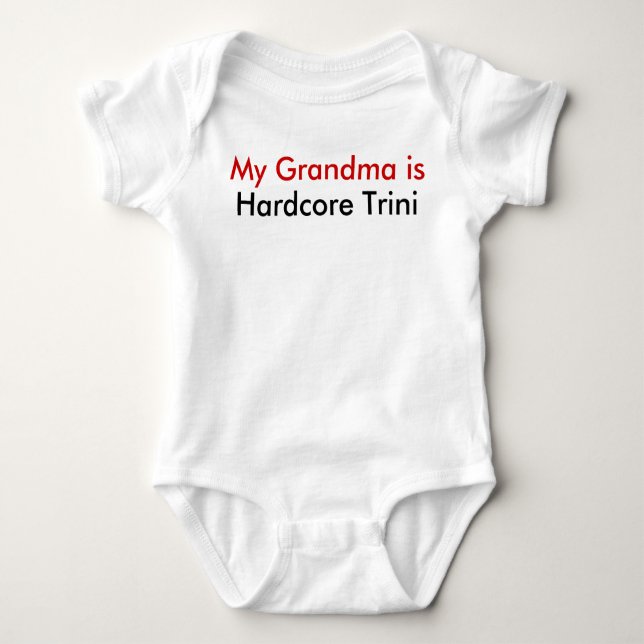 Trini grandma baby bodysuit (Front)