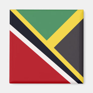 Trini Jamaican Flag Trinidad Jamaica Flag Magnet