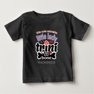 Trini Little Lady Baby To De Bone T-Shirt