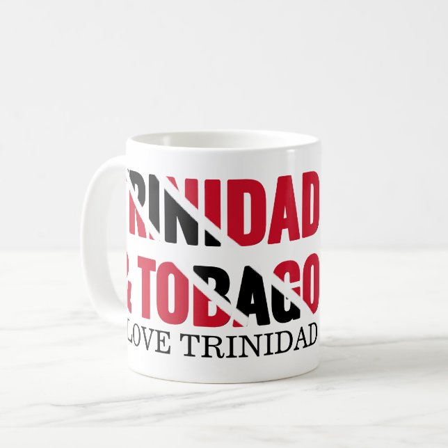 TRINIDAD 60th Anniversary Independence Coffee Mug (Front Left)