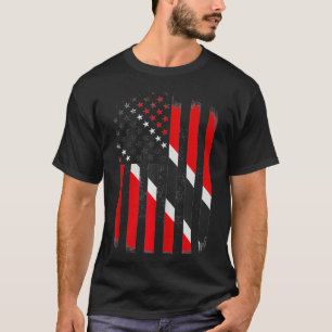 Trinidad and America Flag Trinidadian or Tobagoni T-Shirt
