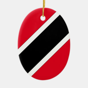 Trinidad and Tobago Ceramic Tree Decoration
