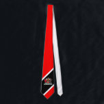 Trinidad and Tobago Coat of Arms (Red) Tie<br><div class="desc">Home,  Heart and Country.  Celebrate your national pride with style... </div>