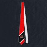 Trinidad and Tobago Coat of Arms (Red) Tie<br><div class="desc">Home,  Heart and Country.  Celebrate your national pride with style... </div>
