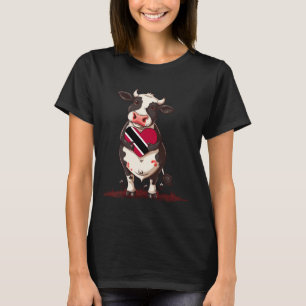 Trinidad And Tobago Cow Trinidadian Pride Tobagoni T-Shirt