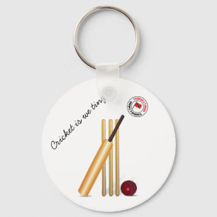 Trinidad And Tobago Cricket Key Ring