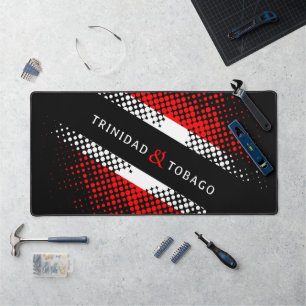 Trinidad and Tobago Dot Pattern Flag Desk Mat