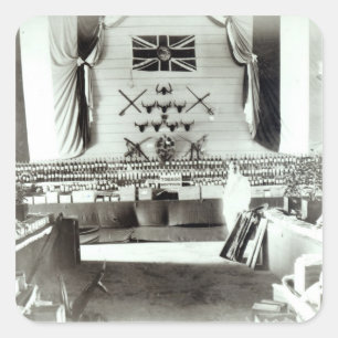 Trinidad and Tobago Exhibition, 1890 Square Sticker