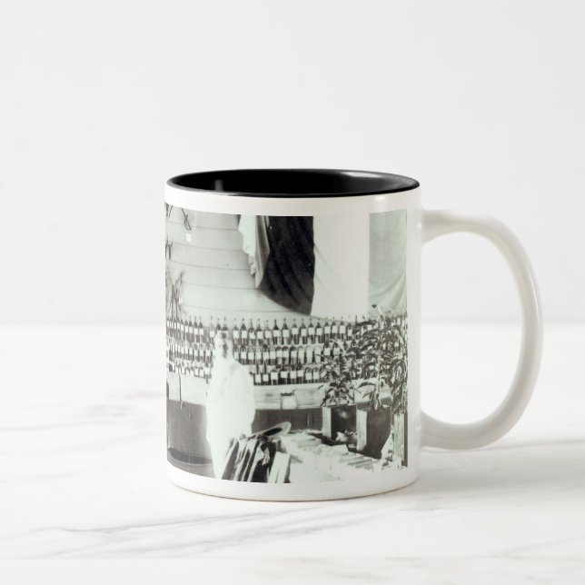 Trinidad and Tobago Exhibition, 1890 Two-Tone Coffee Mug (Right)