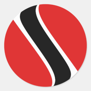 Trinidad and Tobago Fisheye Flag Sticker