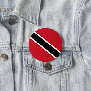 Trinidad and Tobago flag 7.5 Cm Round Badge