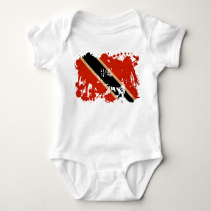 Trinidad and Tobago Flag Baby Bodysuit