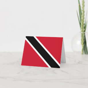 Trinidad and Tobago Flag Card