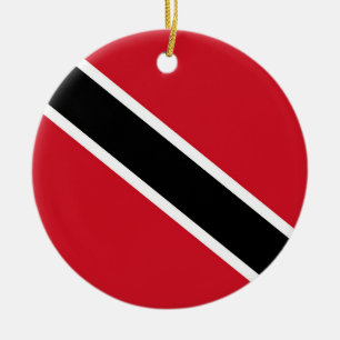 Trinidad and Tobago flag Ceramic Ornament