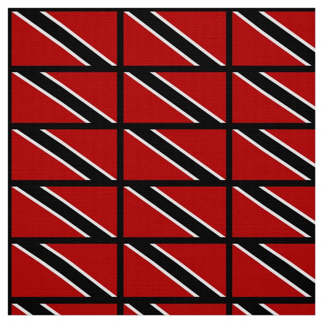 Trinidad and Tobago Flag Fabric (Swatch)