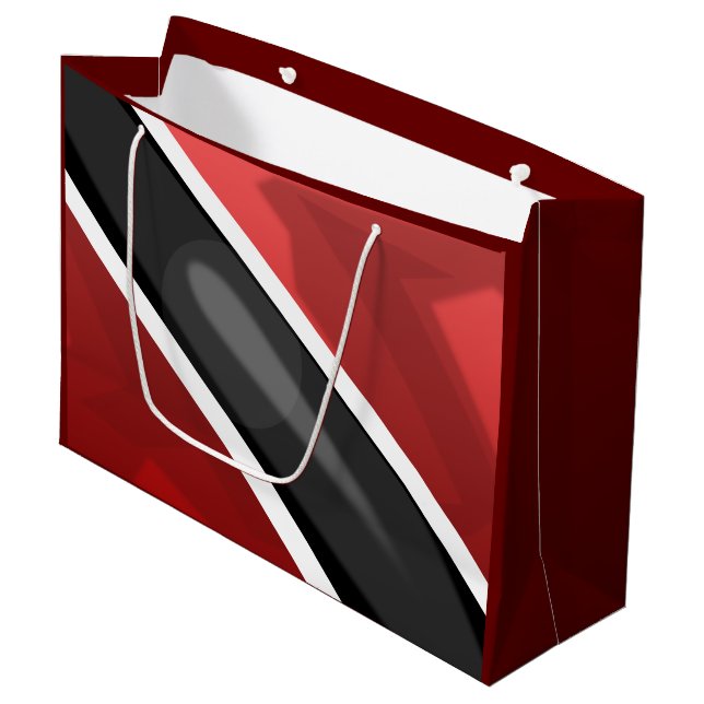 Trinidad and Tobago Flag Gift Bag (Front Angled)