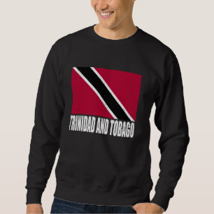 Trinidad and Tobago Flag Grunge Vintage Souvenir Sweatshirt