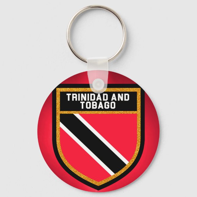 Trinidad And Tobago Flag Key Ring (Front)