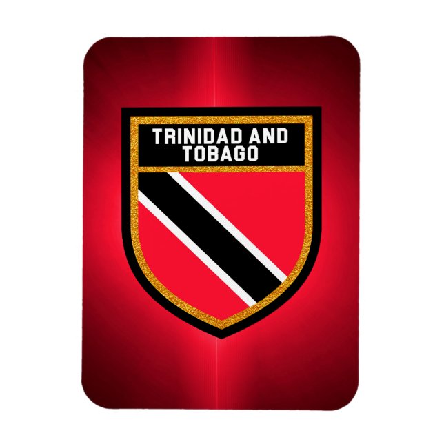Trinidad and Tobago Flag Magnet (Vertical)