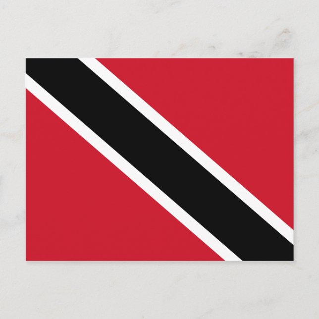 Trinidad and Tobago Flag Postcard (Front)