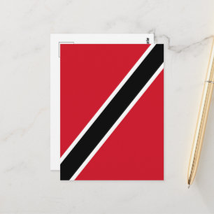 Trinidad and Tobago flag Postcard