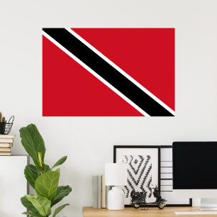 Trinidad and Tobago flag Poster