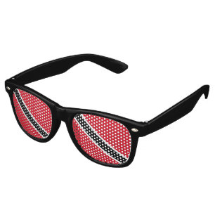 Trinidad and Tobago flag Retro Sunglasses