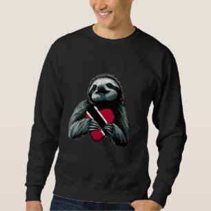 Trinidad And Tobago Flag Sloth Heart Tobagonian Pr Sweatshirt