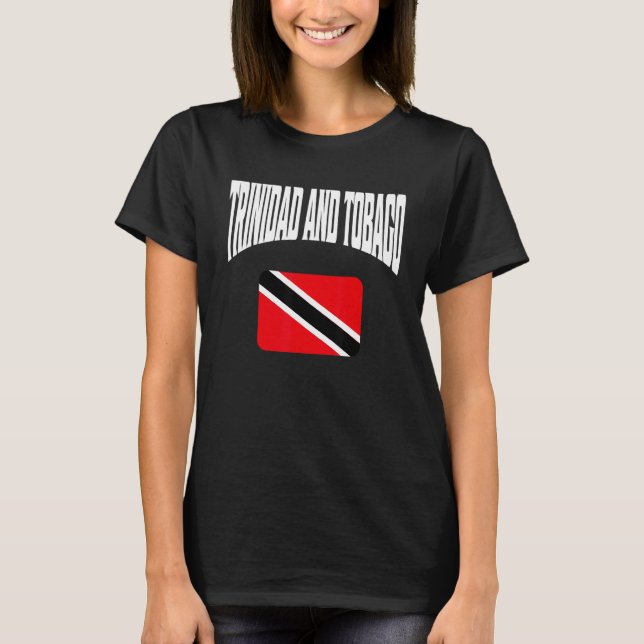Trinidad And Tobago Flag T-Shirt (Front)