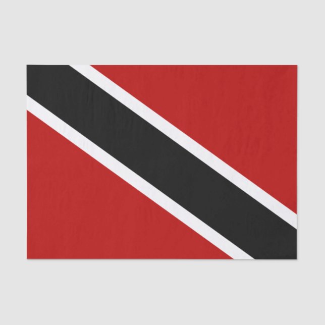 Trinidad and Tobago Flag Tissue Paper (Front)