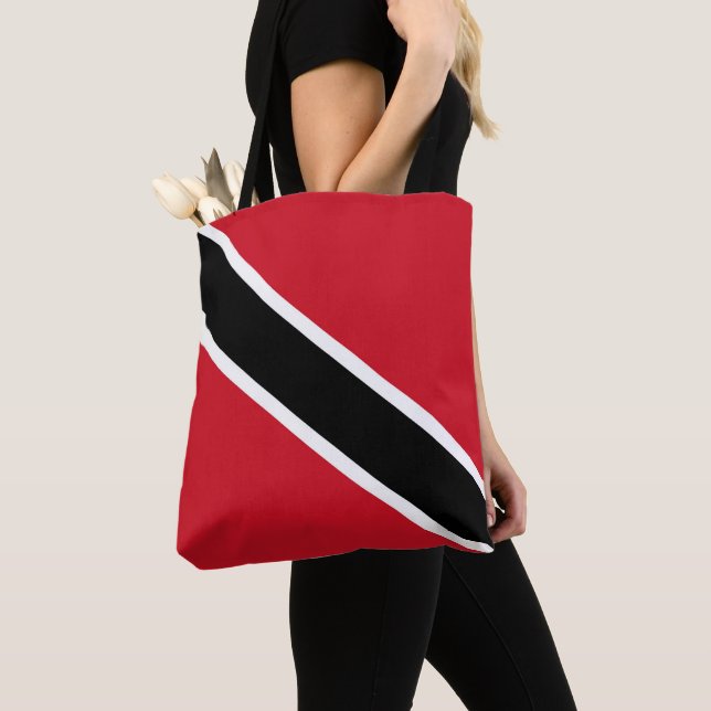 Trinidad and Tobago flag Tote Bag (Close Up)