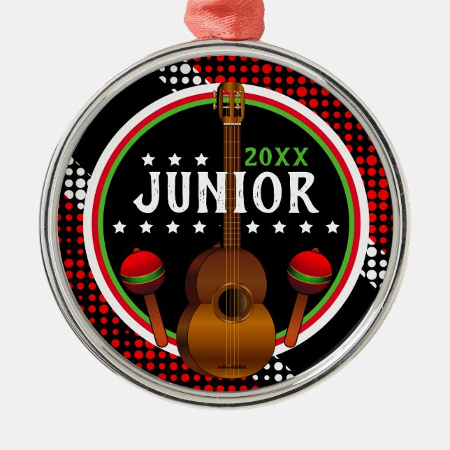 Trinidad and Tobago Flag - Your Name / Year Metal Ornament (Front)