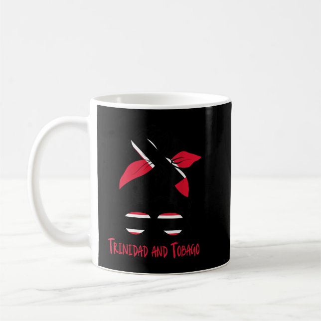 Trinidad and tobago Girl Trinidadian girl flag  Coffee Mug (Left)