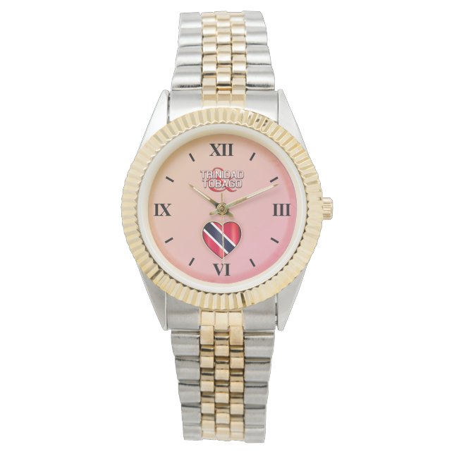 Trinidad and Tobago Heart Flag Watch (Front)