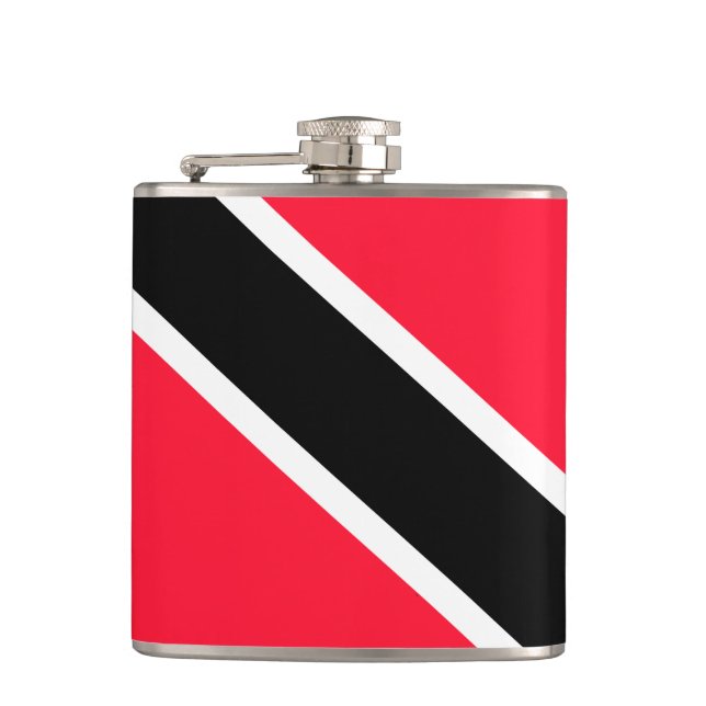 Trinidad and Tobago Hip Flask (Front)