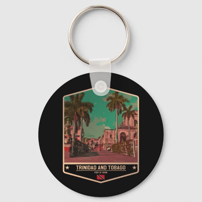 Trinidad and Tobago Key Ring (Front)