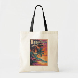 Trinidad and Tobago Landscape Illustration Travel Tote Bag