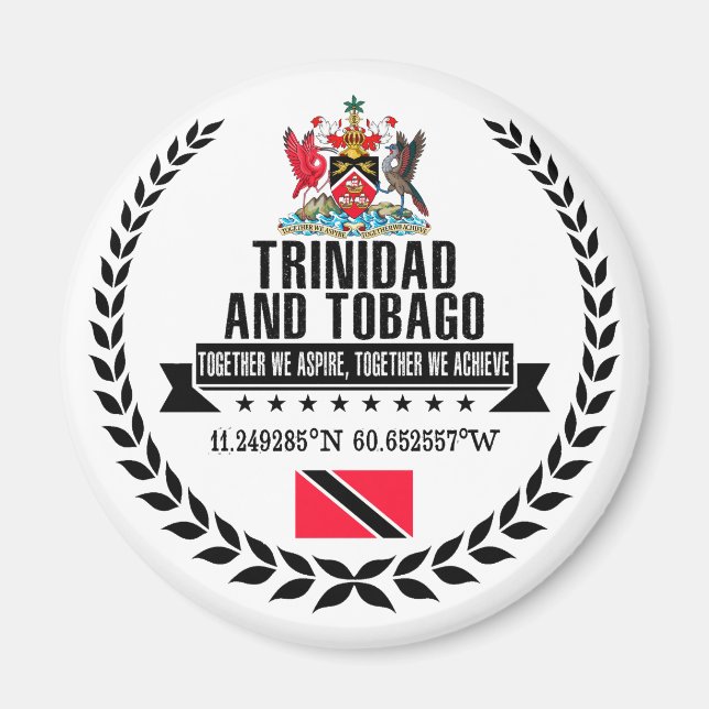 Trinidad and Tobago Magnet (Front)