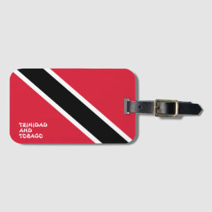 Trinidad and Tobago National Flag Patriotic Luggage Tag