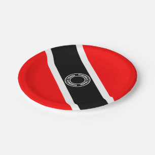 Trinidad and Tobago Paper Plate