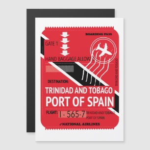 trinidad and tobago port of spain travel ticket